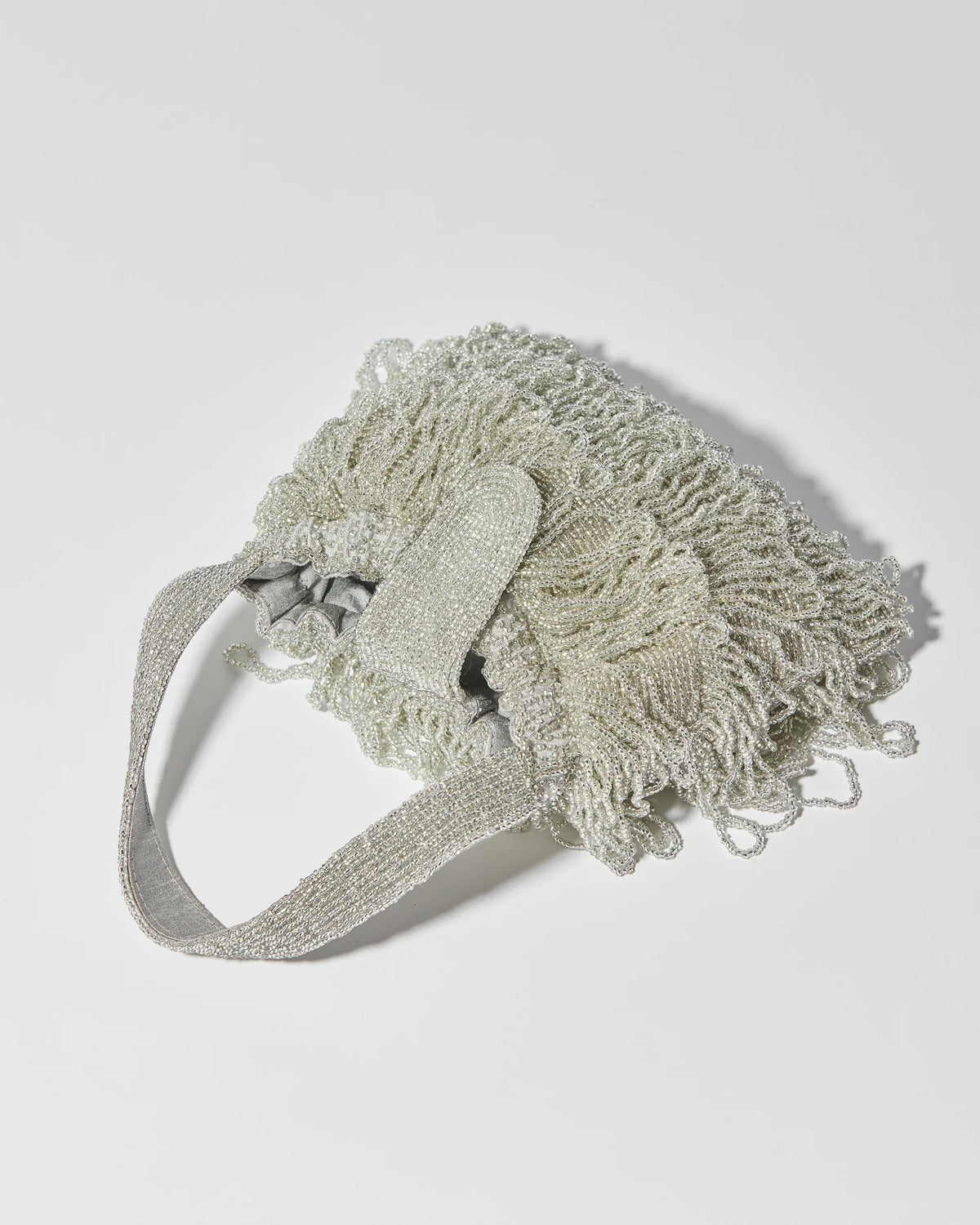 Mira Tassel Bag | Silver