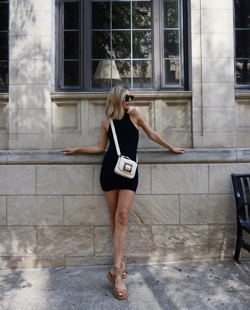 Uncovered Layers Beaded Bag | Ivory